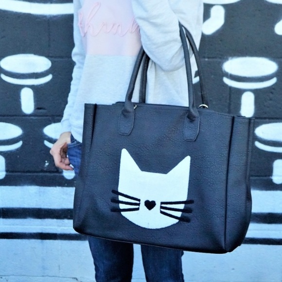 Handbags - LAST ONE! Extra large cat tote bag